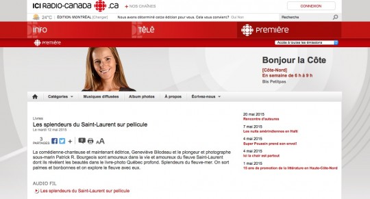 Québec profond à Bonjour la Côte/Radio-Canada
